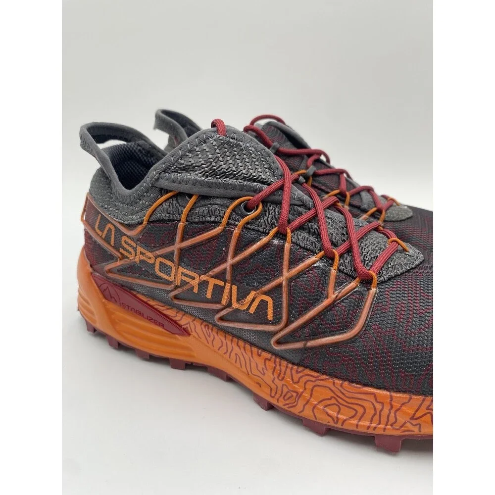 La Sportiva MUTANT Men's NEW Trail Shoe Carbon/Hawaiian Sun US Size 8